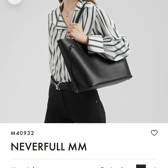 Louis Vuitton Neverfull MM Epi Noir - Picture 15 of 16